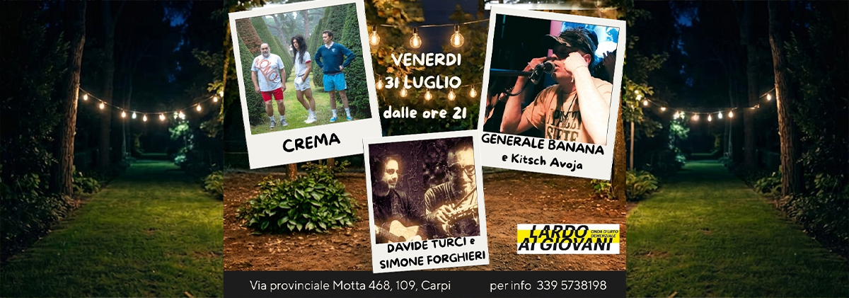 Venerdì 31 luglio – Lardo ai giovani